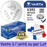 10 Piles Varta V392 SR41 SR736W pour Montre Oxyde d'Argent 1,55V