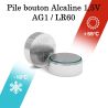 20 Piles AG1 LR60 LR621 164 364 G1 SR621W Camelion Alcaline 1,5V