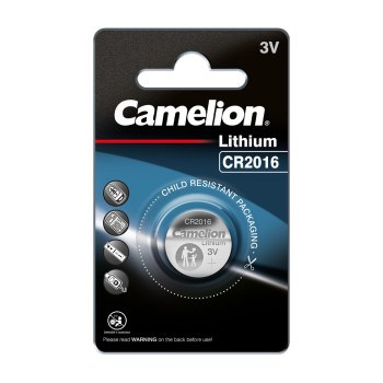 Pile bouton CR2016 DL2016 Camelion Lithium 3V
