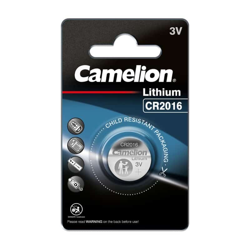 Pile bouton CR2016 DL2016 Camelion Lithium 3V