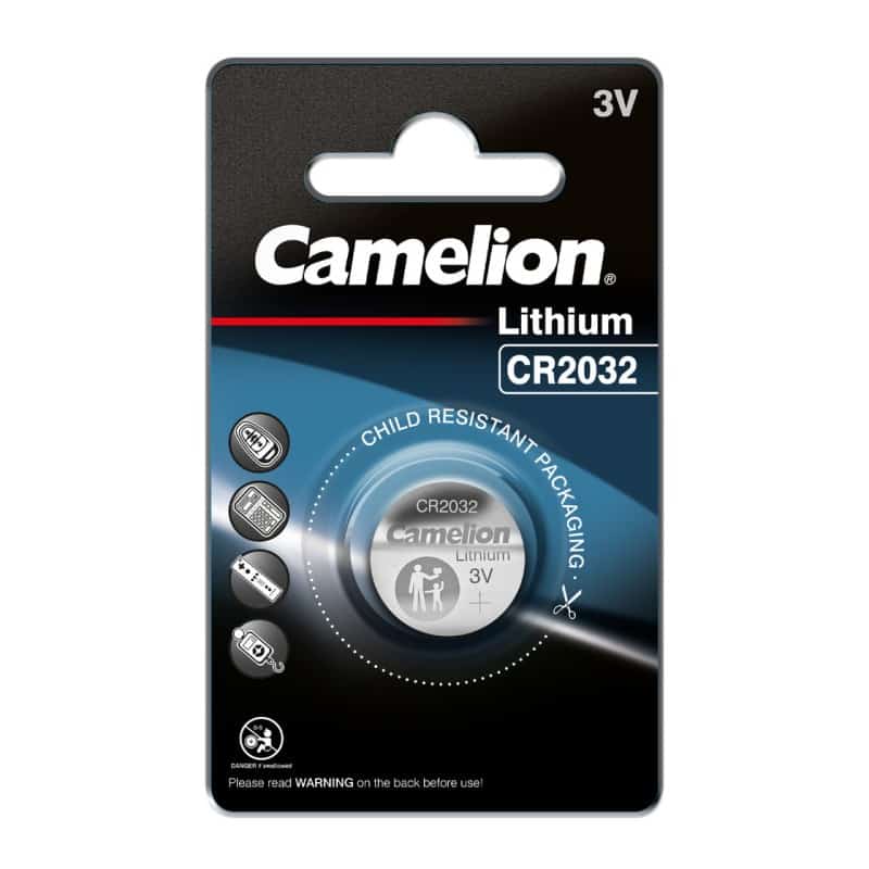 Pile bouton CR2032 DL2032 Camelion Lithium 3V