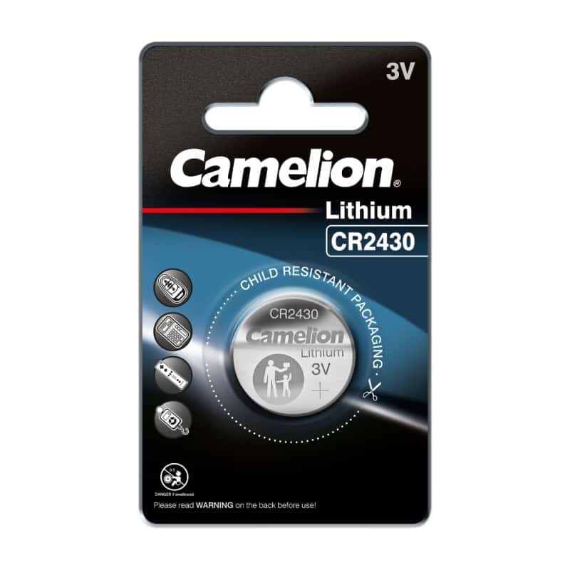 Pile bouton CR2430 DL2430 Camelion Lithium 3V