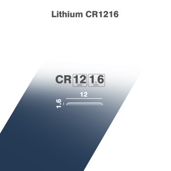 2 Piles bouton CR1216 DL1216 Camelion Lithium 3V 25 mAh