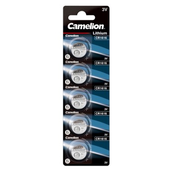 5 Piles bouton CR1616 DL1616 Camelion Lithium 3V