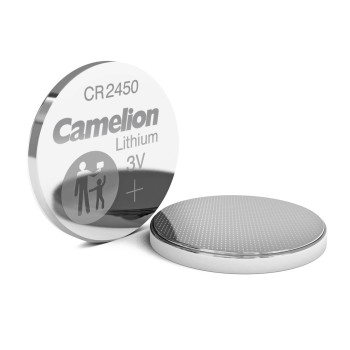 5 Piles bouton CR2450 DL2450 Camelion Lithium 3V