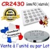 20 Piles bouton CR2430 DL2430 Varta Pro Bulk Lithium 3V