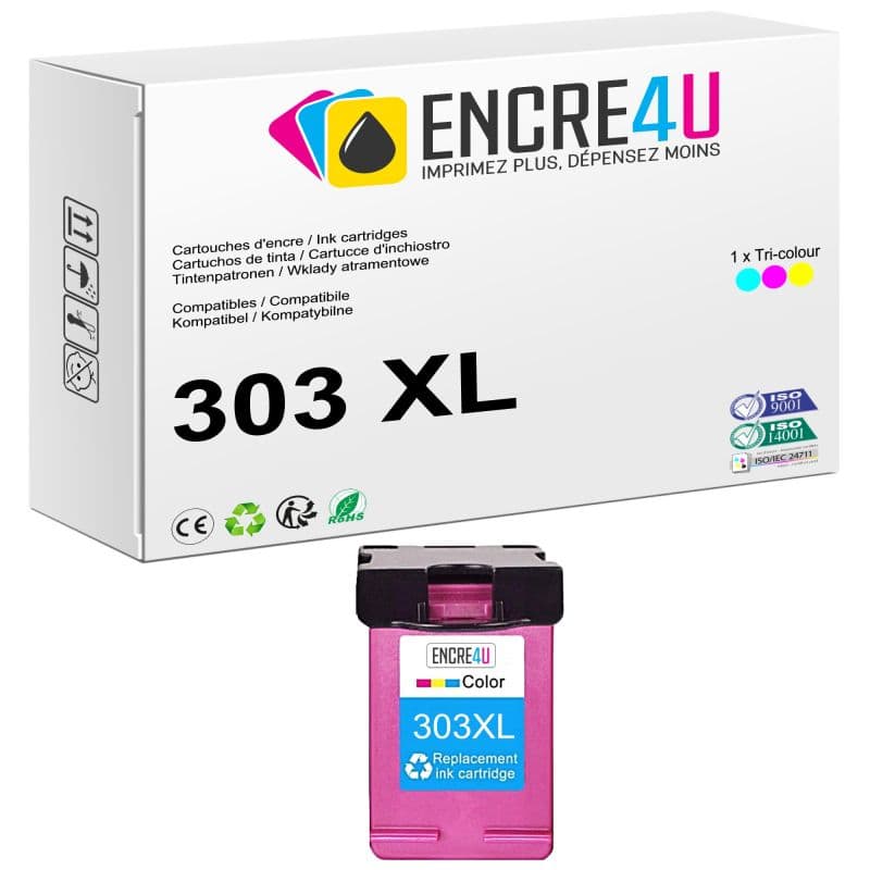 CARTOUCHE COMPATIBLE HP 303 XL CL ( 303XL COULEURS )