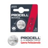 Pile bouton CR2025 DL2025 Duracell Procell Intense Lithium 3V