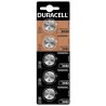 5 Piles bouton CR2032 DL2032 Duracell Lithium 3V