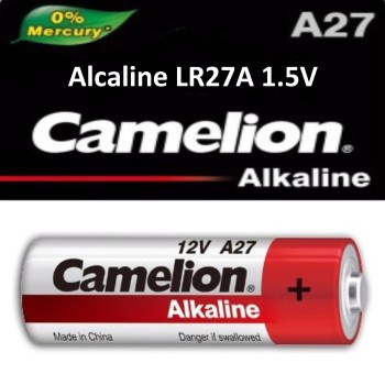 Pile LR27A A27 MN27 V27A Camelion Alcaline 12V 16 mAh
