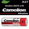 20 Piles LR27A A27 MN27 V27A Camelion Alcaline 12V 16 mAh