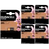 5 Piles 28L PX28L A544 4LR44 V78PX V4034PX Duracell Lithium 6V 160 mAh