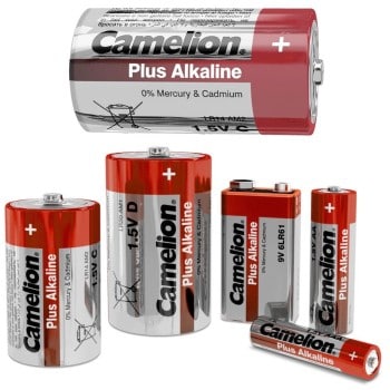 4 Piles LR14 C MN1400 E93 R14 AM2 4106 Camelion Alcaline 1,5V