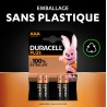 8 Piles LR03 AAA FR03 R3 E92 MN2400 AM4 Duracell Plus Alcaline 1,5V