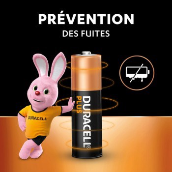 10 Piles LR6 AA FR6 R6 E91 MN1500 AM3 Duracell Plus Alcaline 1,5V