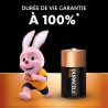 4 Piles LR14 C MN1400 R14 AM2 Duracell Plus Alcaline 1,5V