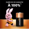 4 Piles LR20 D MN1300 R20 AM1 Duracell Plus Alcaline 1,5V