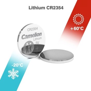 2 Piles bouton CR2354 DL2354 Camelion Lithium 3V