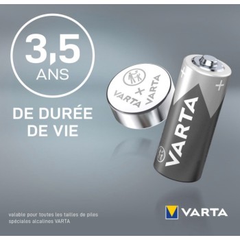 Pile V4034 4LR44 28L V78PX PX28A A544 K28A Varta Alcaline 6V 170 mAh