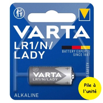 Pile LR1 LADY N LR01 E90 MN91 MN9100 SUM5 UM5 Varta Alcaline 1,5V 850 mAh