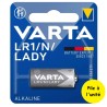 Pile LR1 LADY N LR01 E90 MN91 MN9100 SUM5 UM5 Varta Alcaline 1,5V 850 mAh