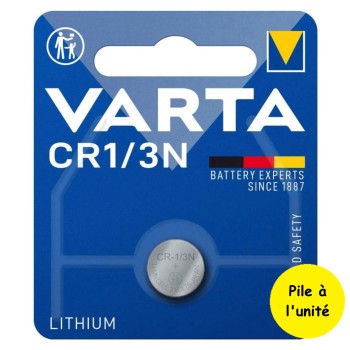 Pile bouton CR1/3N DL1/3N 2L76 CR11108 CR1-3N Varta 170 mAh Lithium 3V