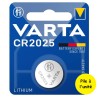 Pile bouton CR2025 DL2025 BR2025 ECR2025 Varta Lithium 3V 165 mAh