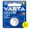 Pile bouton CR2032 DL2032 BR2032 ECR2032 Varta Lithium 3V 230 mAh