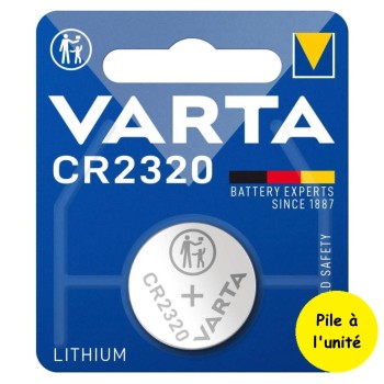 Pile bouton CR2320 DL2320 BR2320 ECR2320 Varta Lithium 3V 135 mAh