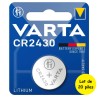 20 Piles bouton CR2430 DL2430 BR2430 ECR2430 Varta Lithium 3V 290 mAh