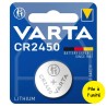 Pile bouton CR2450 DL2450 BR2450 ECR2450 Varta Lithium 3V 570 mAh