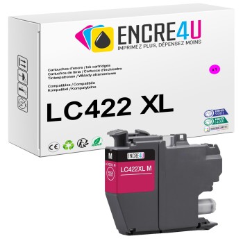 Cartouche d'encre compatible Brother LC422 XL M ( Magenta )