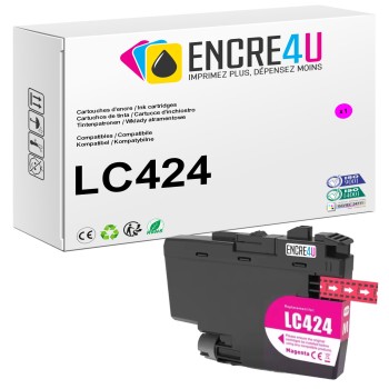 Cartouche d'encre compatible Brother LC424 XL M ( Magenta )