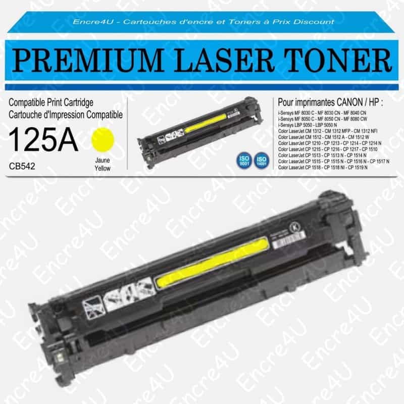 TONER GENERIQUE CB-542A 125A Y