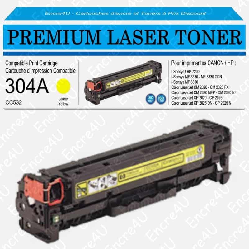 TONER GENERIQUE CC-532A 304A Y