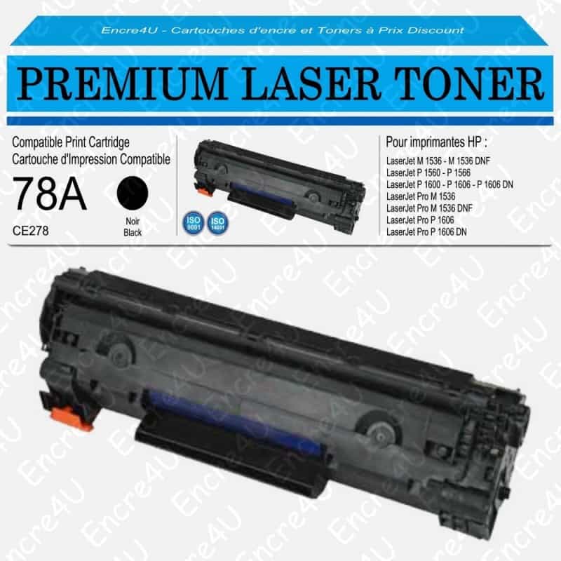 TONER GENERIQUE CE278A 78A BK