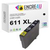 Cartouche d'encre compatible Epson 611 611XL T0611 XL Noir