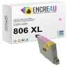 Cartouche d'encre compatible Epson 806 806XL T0806 XL Magenta clair
