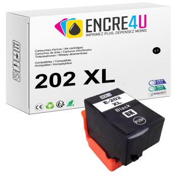 Cartouche d'encre compatible Epson 202 202XL T202 T202XL XL Noir