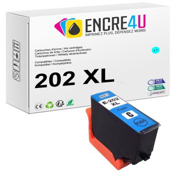 Cartouche d'encre compatible Epson 202 202XL T202 T202XL XL Cyan