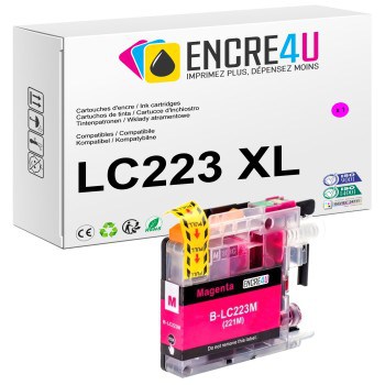 CARTOUCHE COMPATIBLE BROTHER LC223 XL M ( MAGENTA )