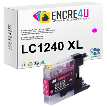 CARTOUCHE COMPATIBLE BROTHER LC1240 XL M ( MAGENTA )