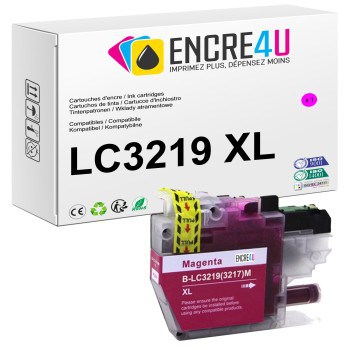 CARTOUCHE COMPATIBLE BROTHER LC3217 LC3219 XL M ( MAGENTA )