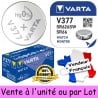 10 Piles Varta V377 SR66 SR626SW pour Montre Oxyde d'Argent 1,55V